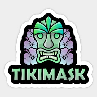 Tiki mask Character Design Sticker